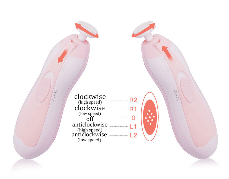 Baby Electric Nail Polisher Trimmer