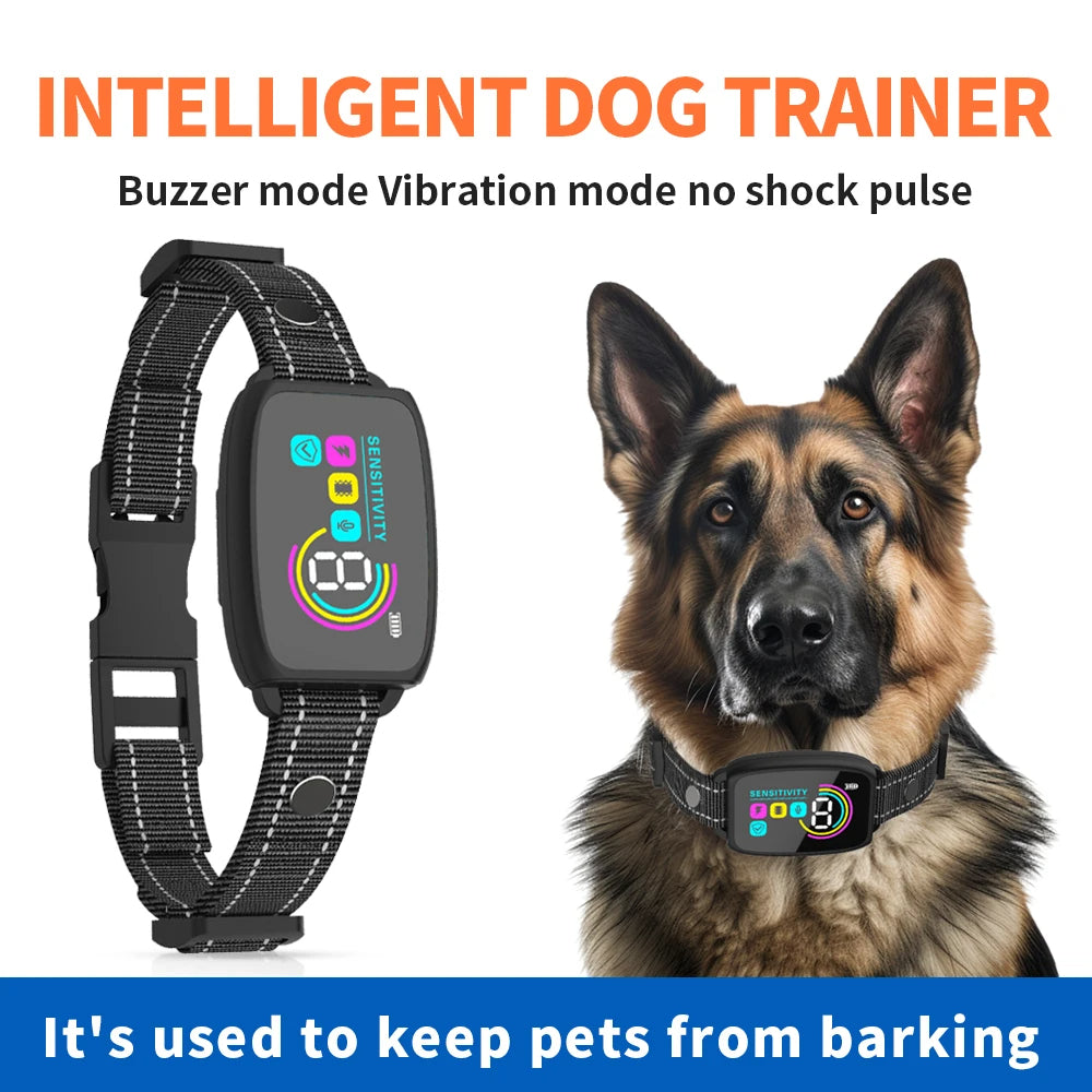 Rechargeable Automatic Smart Anti Bark Dog Collar