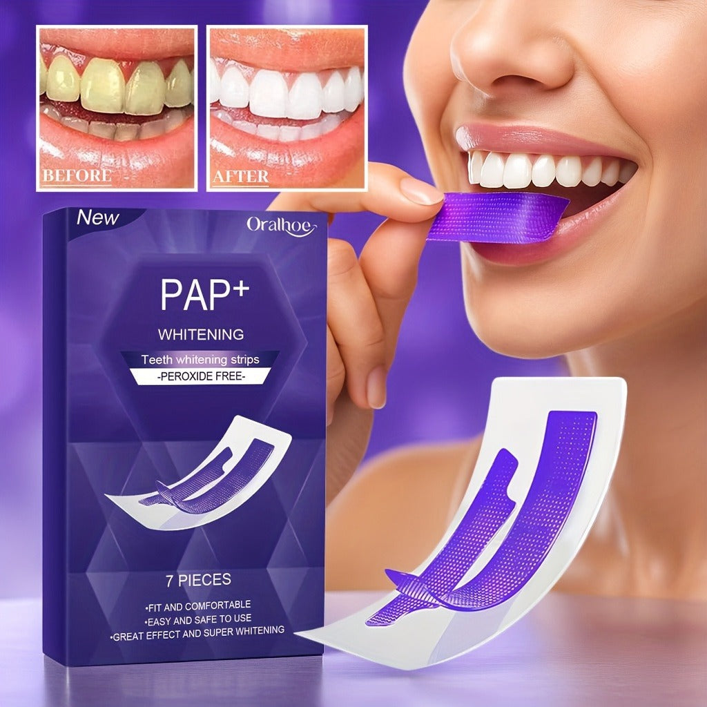 Dry Application Whitening Dental Strips